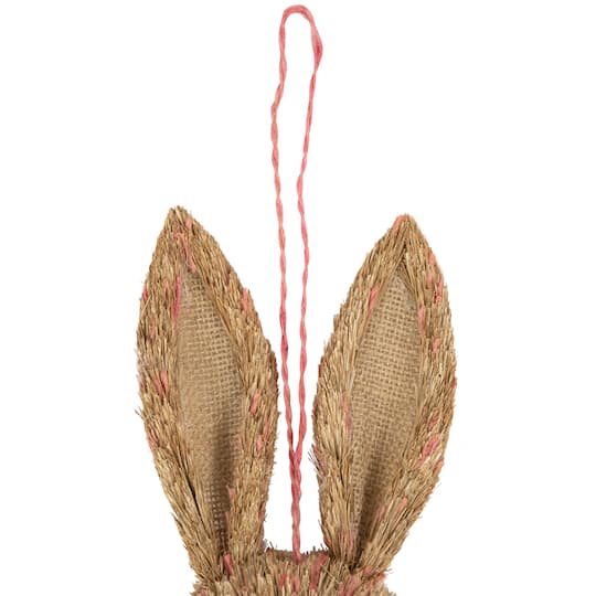 21" Easter Bunny with Bow Hanging Wall Decoration